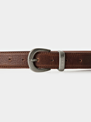 Classic Leather Belt (Brown)