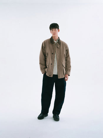 Corduroy Officer Chino Pants (Brown)