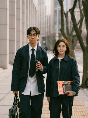 25ss City Worker Club Jacket - Soft Navy | A2 (L)