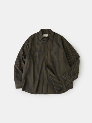 Classic Check Westren Shirts (Brown)