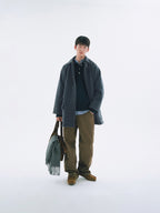 City Wool Half Coat (Charcoal)
