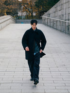 City Wool Half Coat (Charcoal)