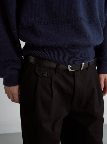 Everyday Pin-tuck Chino Pants (Black)