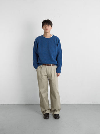 Everyday Pin-tuck Chino Pants (Beige)