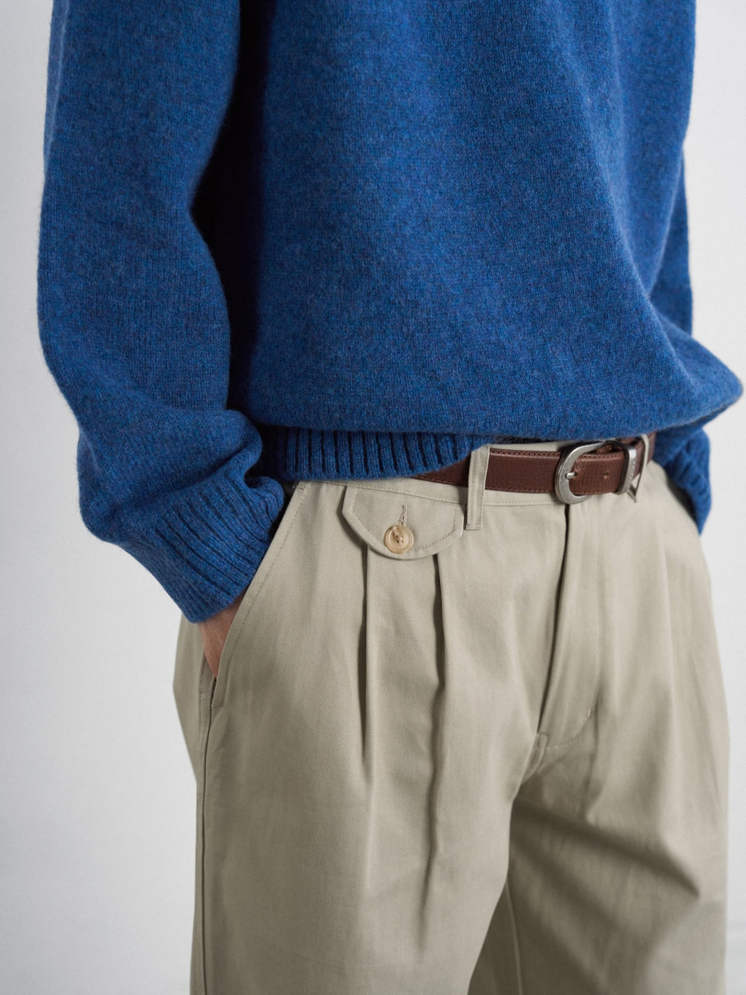 Classic Leather Belt (Brown)