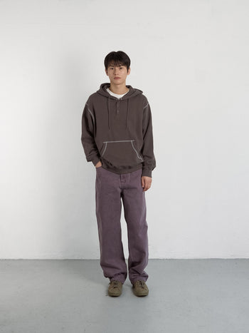 Vintage Sweat Hoodie (Brown)