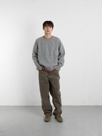 Shaggy Dog Round Knit (Charcoal)
