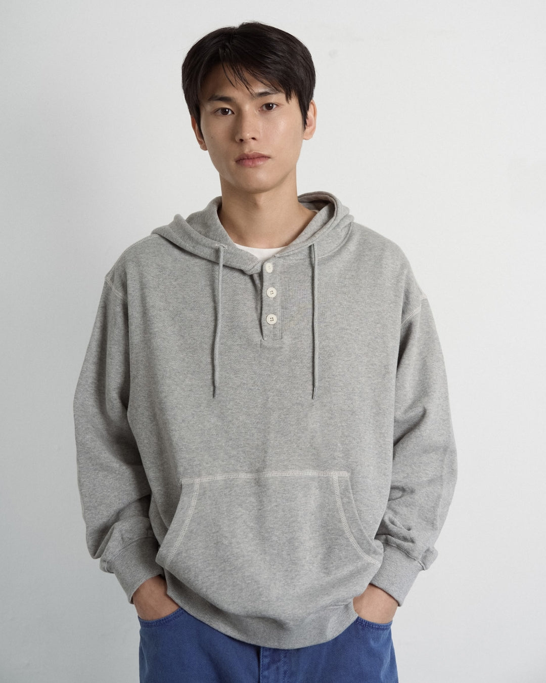Vintage Sweat Hoodie (Melange Gray)