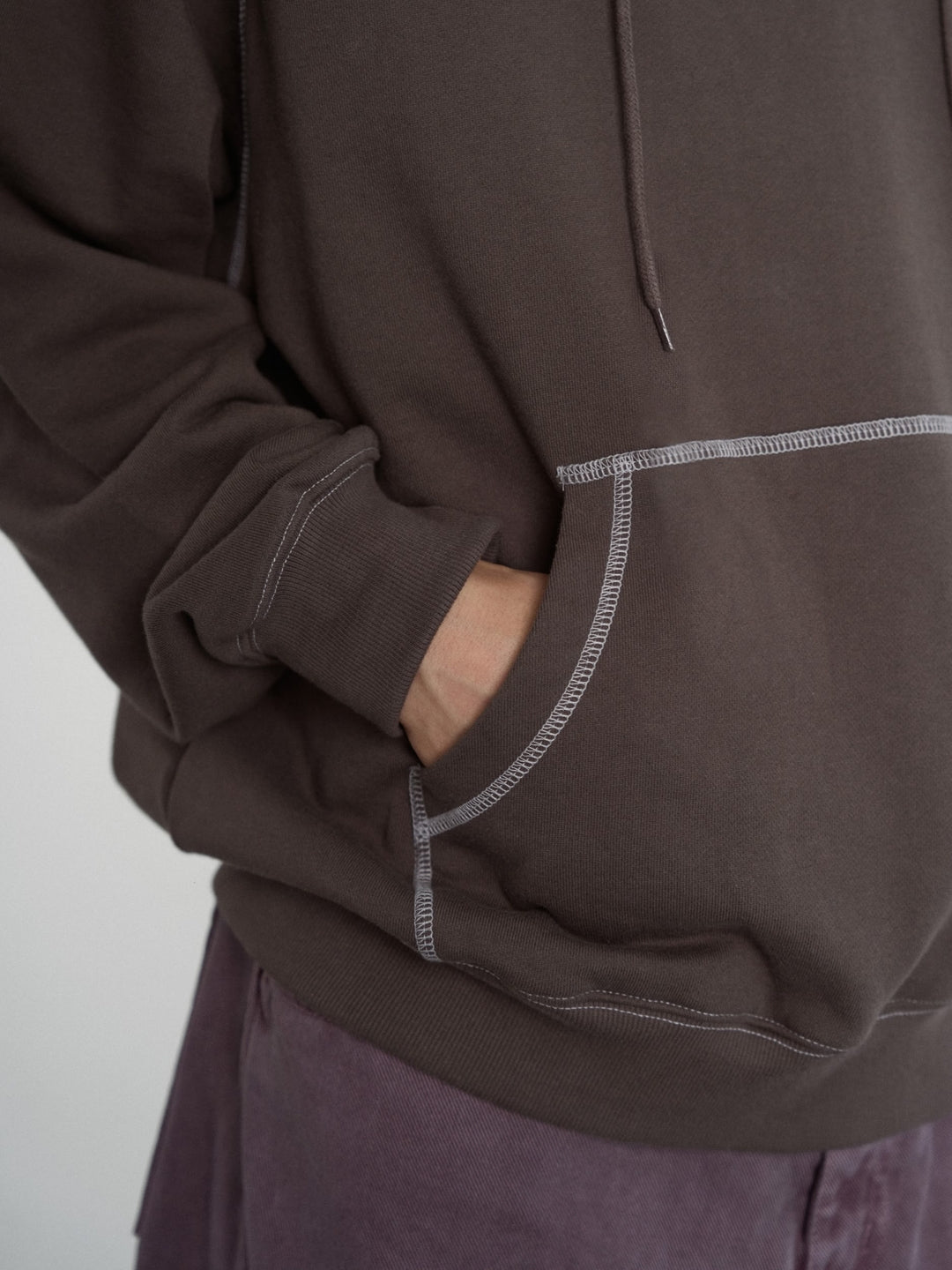 Vintage Sweat Hoodie (Brown)
