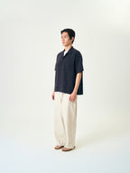 Double Pocket Slub Shirts (Navy)