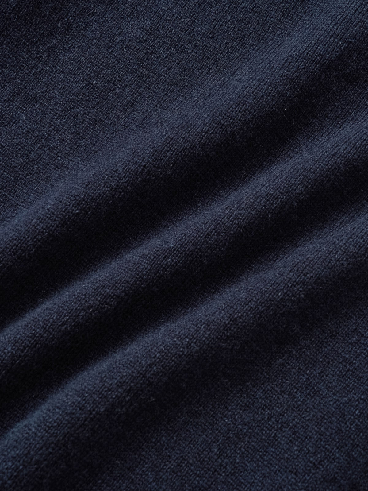 Layered Wool Round Knit (Navy-Lemon)
