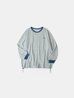 Double Stripe String Tee (Blue Green)