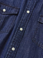 Double Pocket Denim Shirts (Denim Navy)