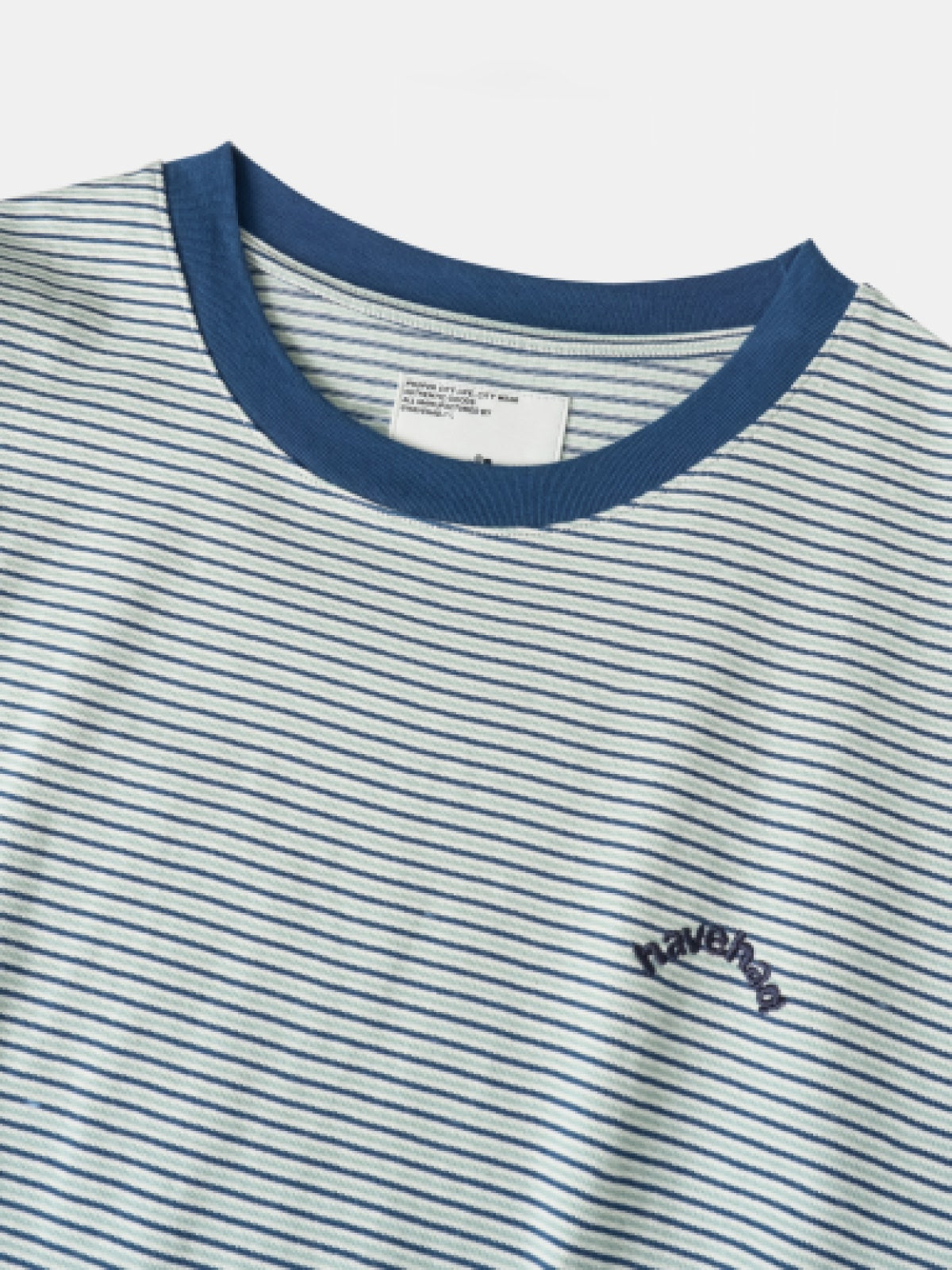 Double Stripe String Tee (Blue Green)