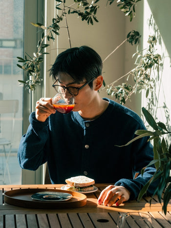 Light Wholegarments Cardigan (Navy)