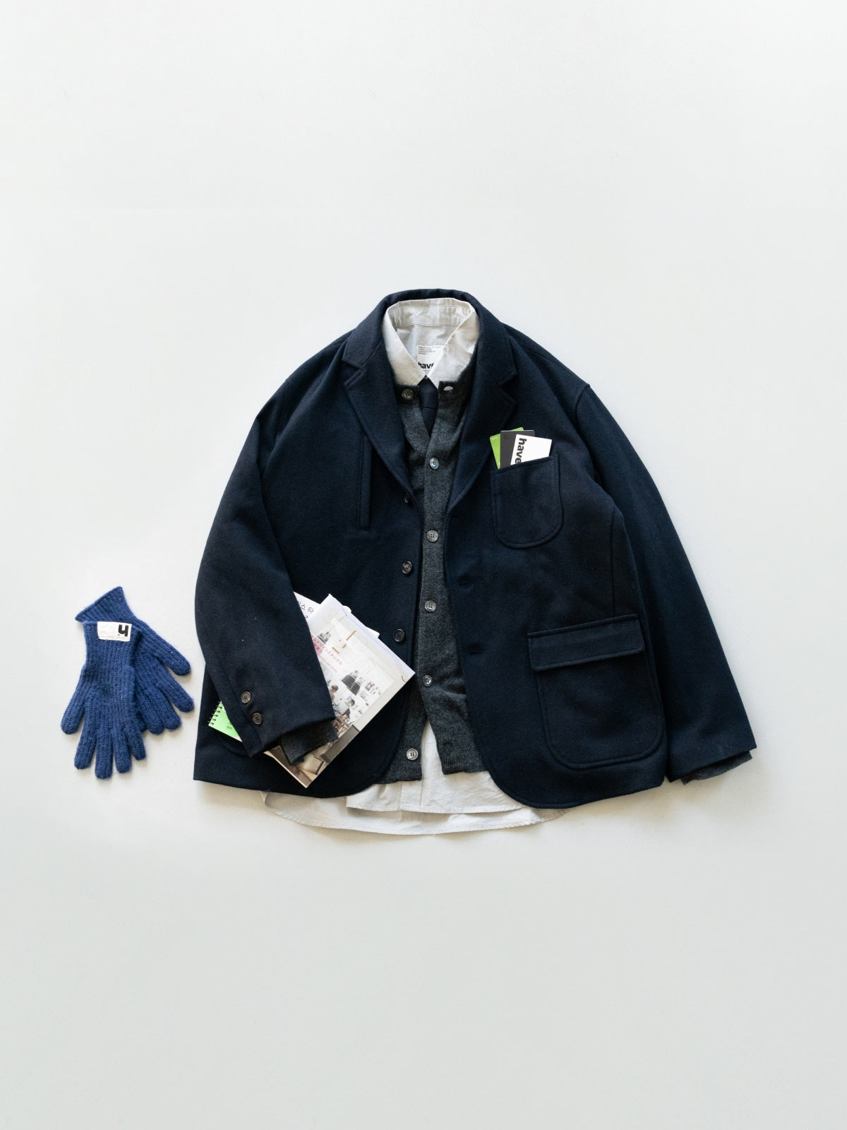 City Wool Club Jacket - Navy | A1 (M)