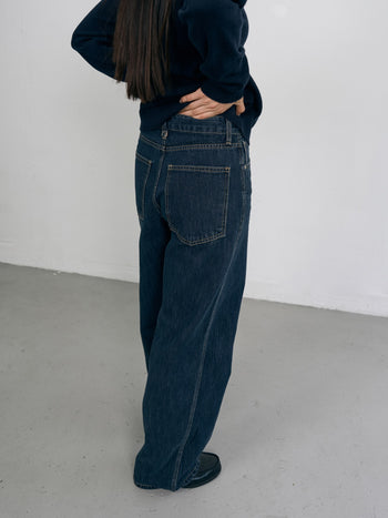 One Washed Denim Pants (Denim Blue)