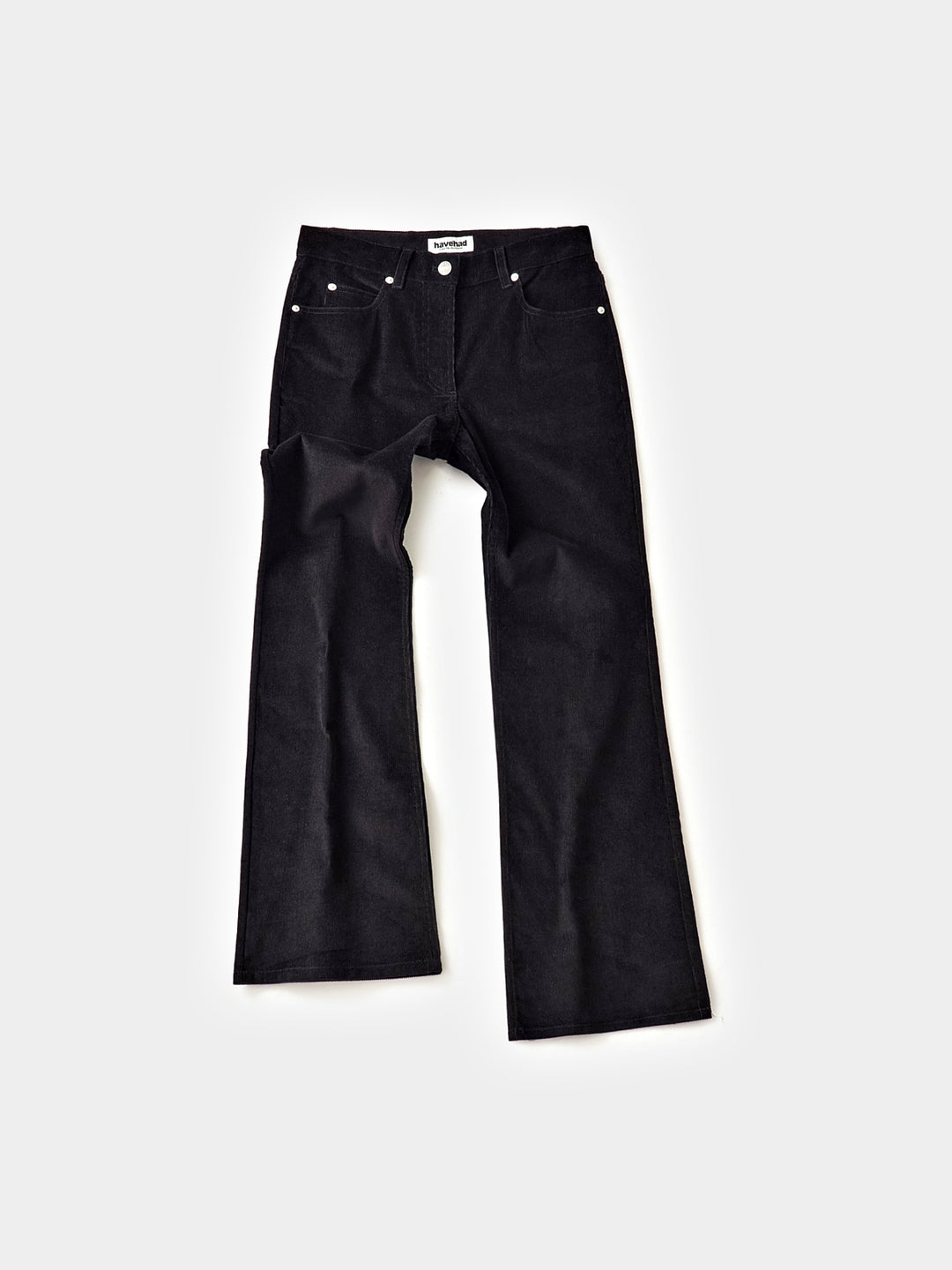 Flare Corduroy Pants (Black)