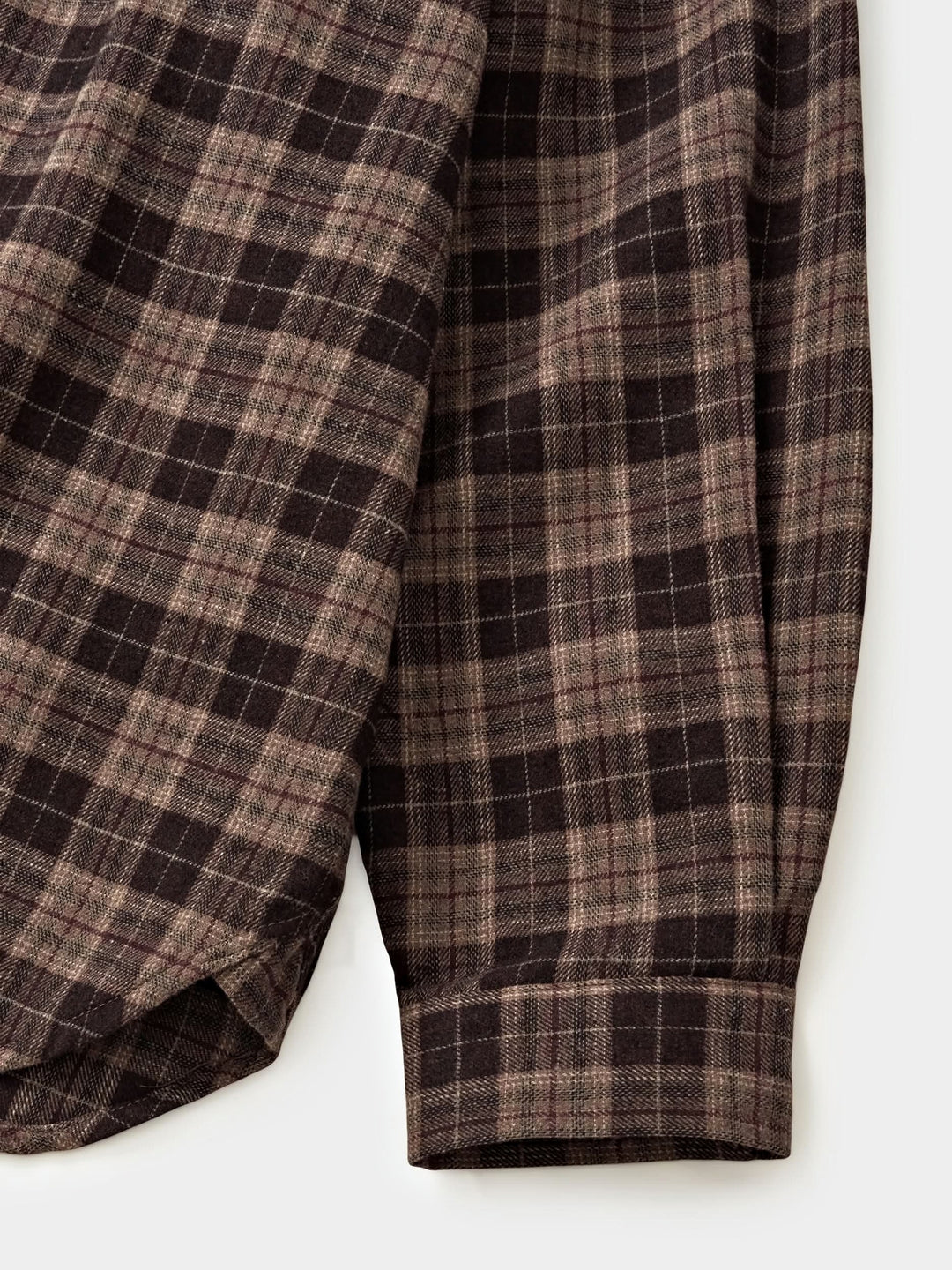 Soft Flannel Shirts (Check Brown)