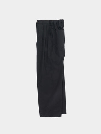 25ss City Worker Pin-tuck Trouser - Black 02 | A1 (M)
