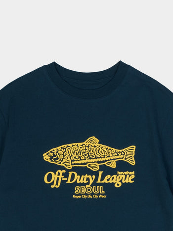 ODL Trout Half Sleeve Tee (Vintage Blue)