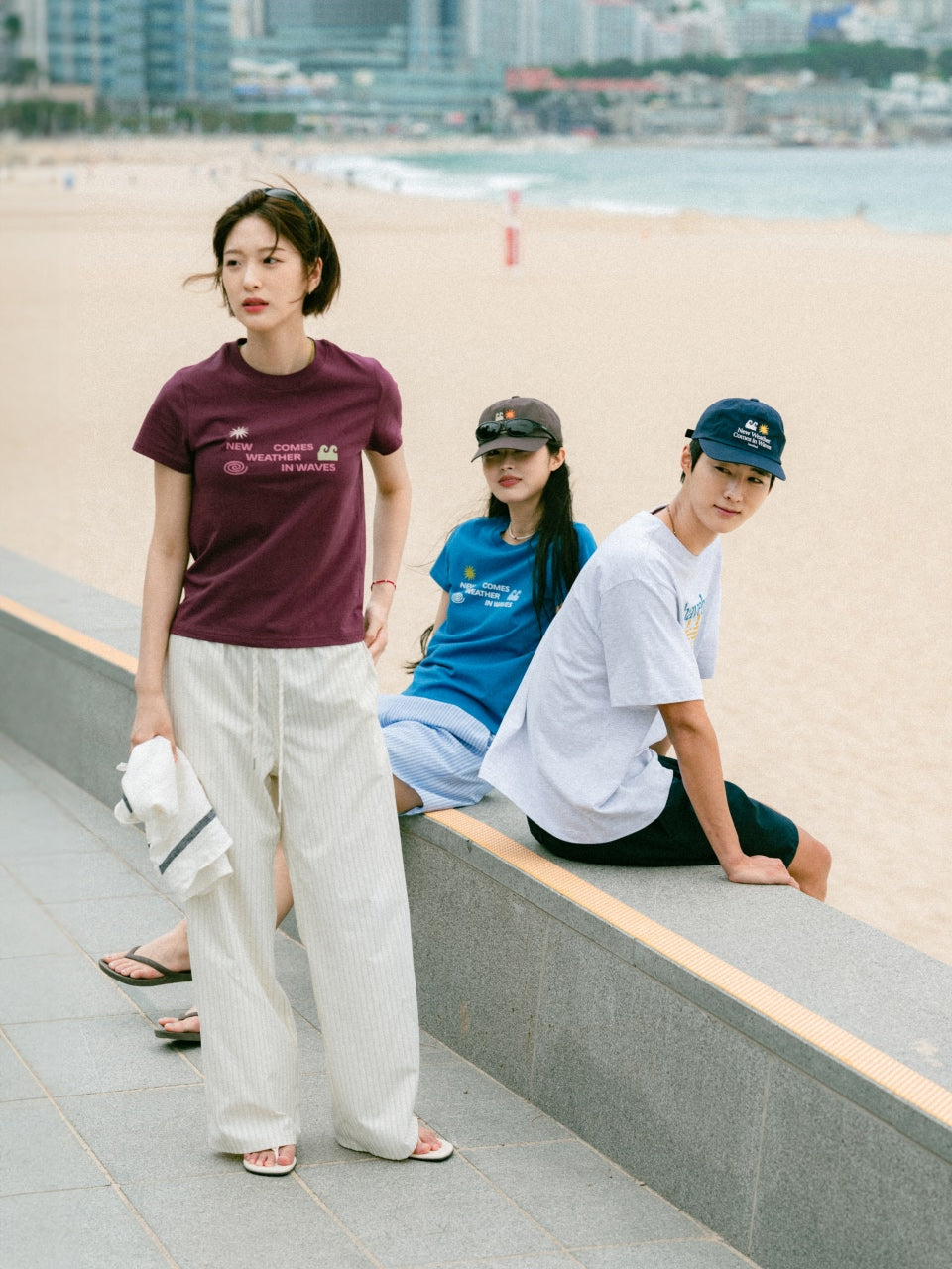 Sea&Sun Graphic Washed Cap (Navy)