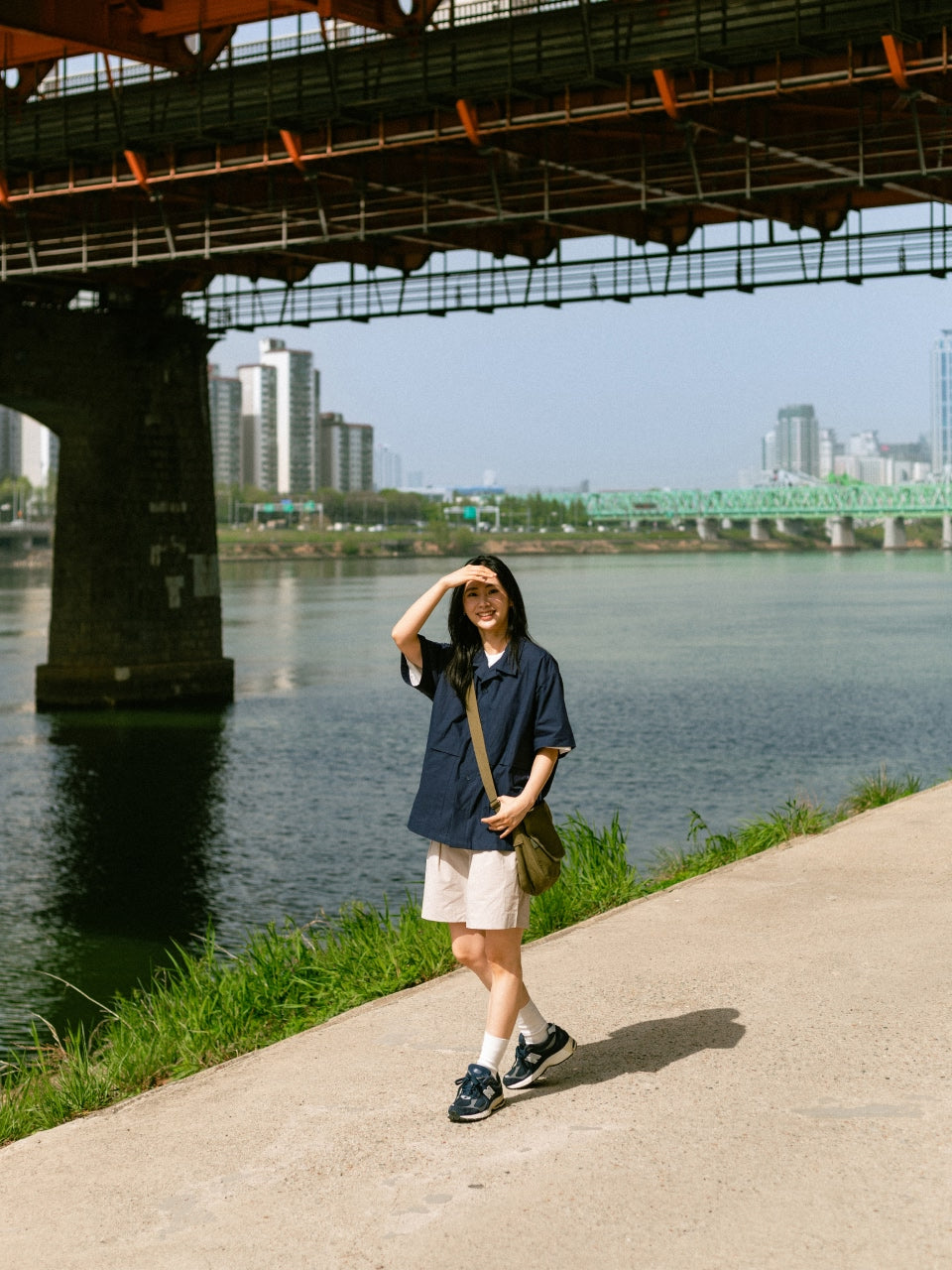 City Summer Light Banding Shorts (Charcoal)