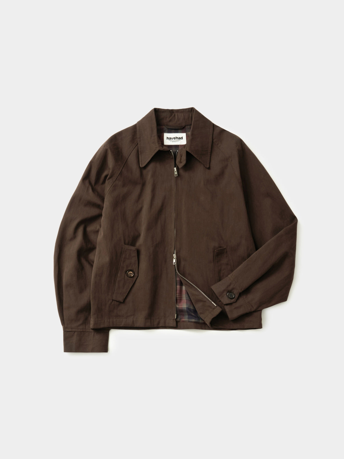 Glen Cotton Drizzler Jacket (Brown)