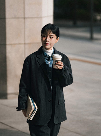 City Wool Club Jacket (Navy)