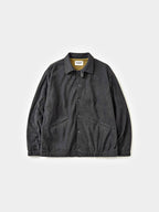 Two-tone Strap Fleece Jacket (Charcoal)