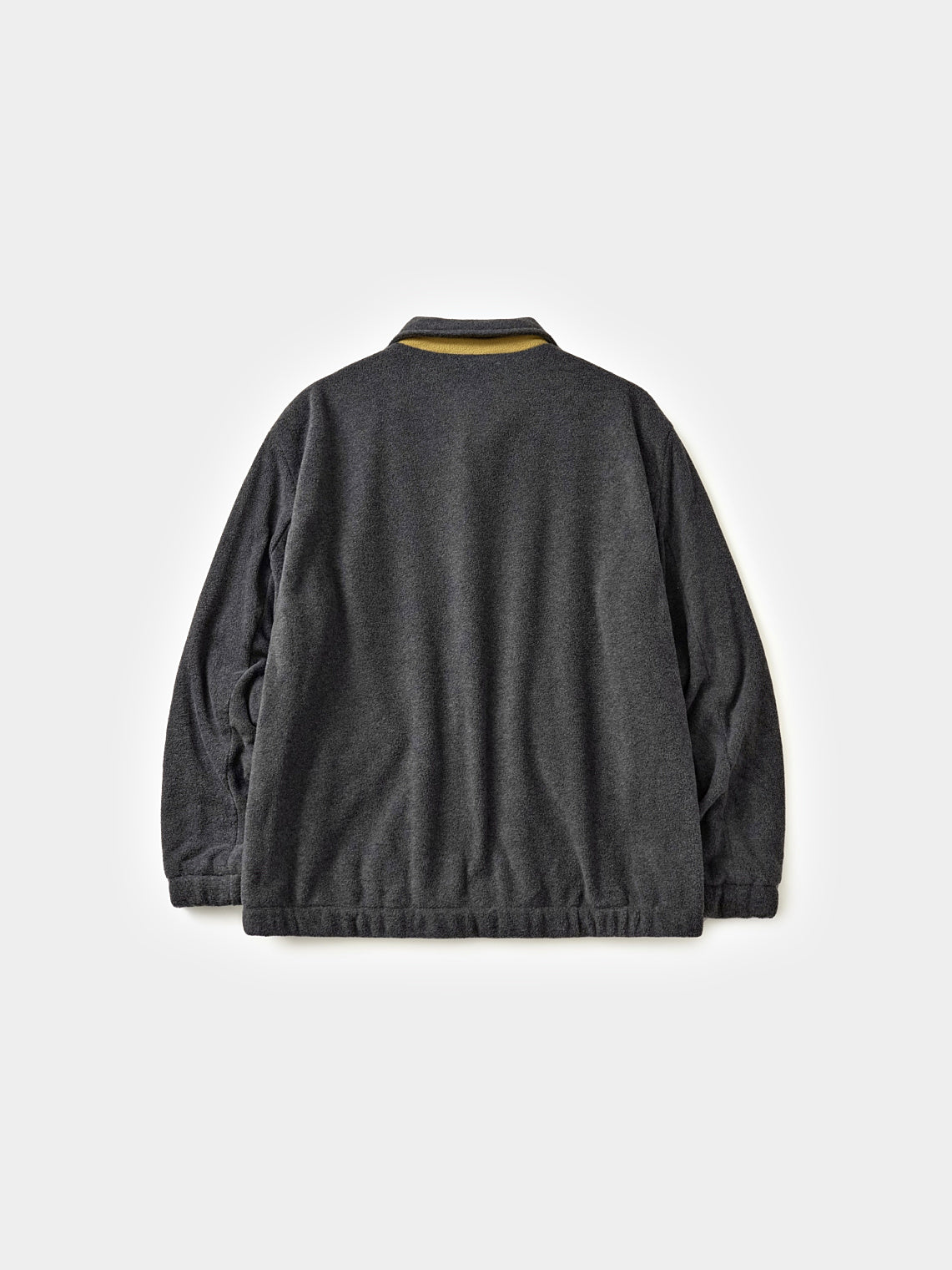 Two-tone Strap Fleece Jacket (Charcoal)