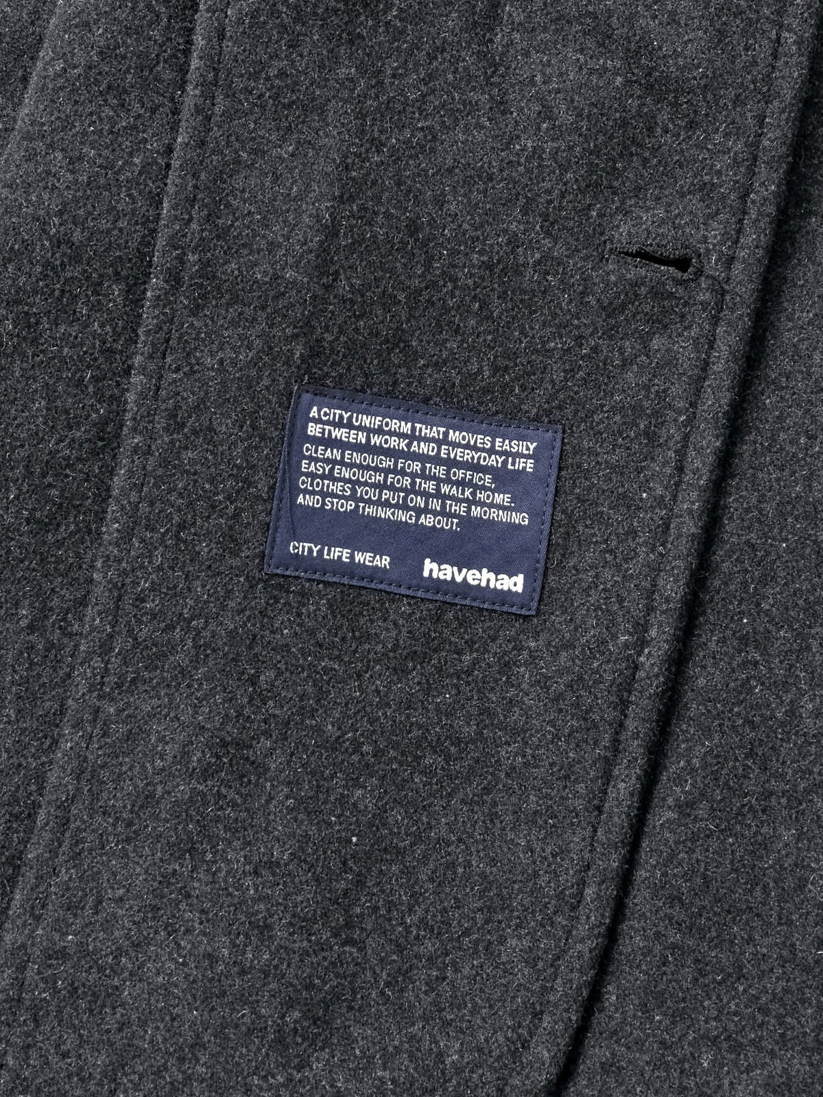 City Light Wool Club Jacket (Gray)