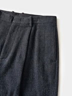 City Light Wool Pin-tuck Trouser (Gray)