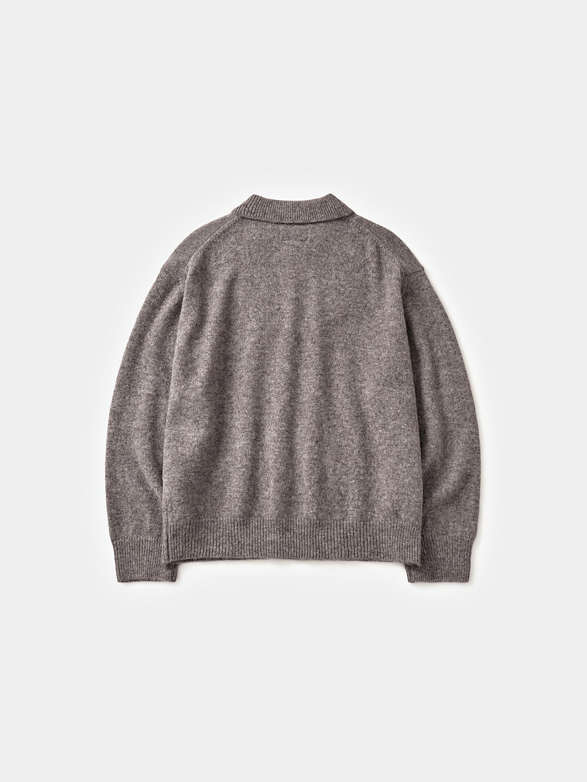 Shaggy Dog Collar Knit (Ash Brown)