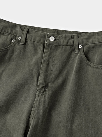 Coloured Denim Pants (Khaki)