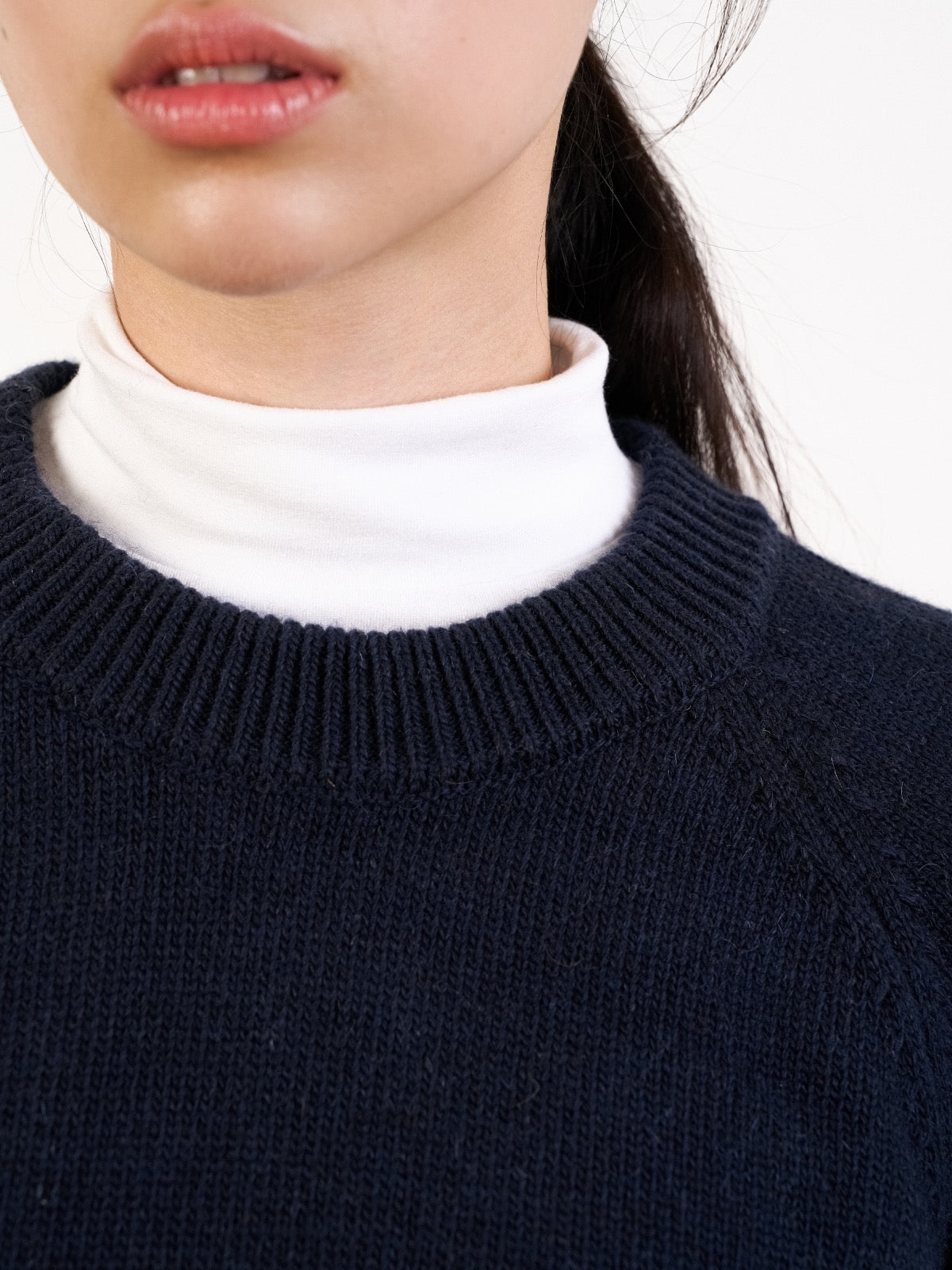 Yak Wool Crewneck Sweater (Gray)