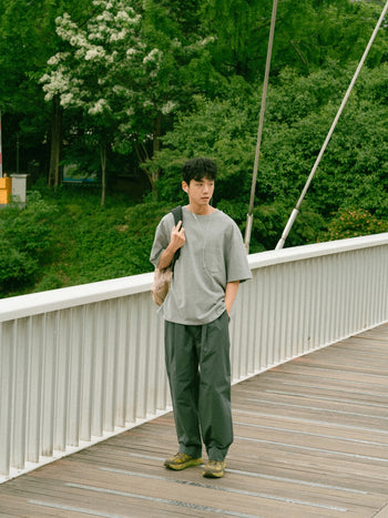 Light String Easy Pants (Charcoal)