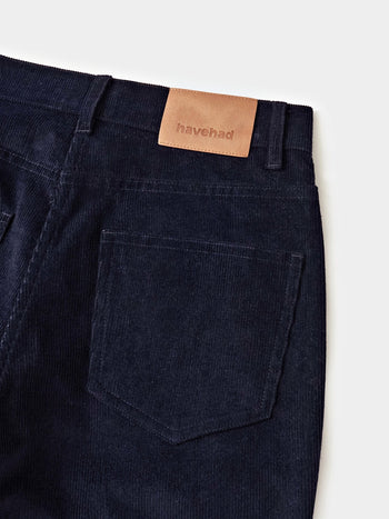 Flare Corduroy Pants (Navy)