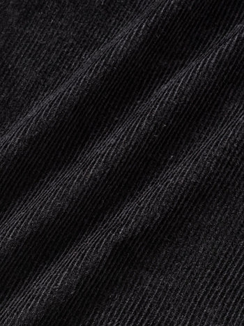 Flare Corduroy Pants (Black)