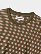 Stripe Long Sleeve Tee (Stripe Khaki)