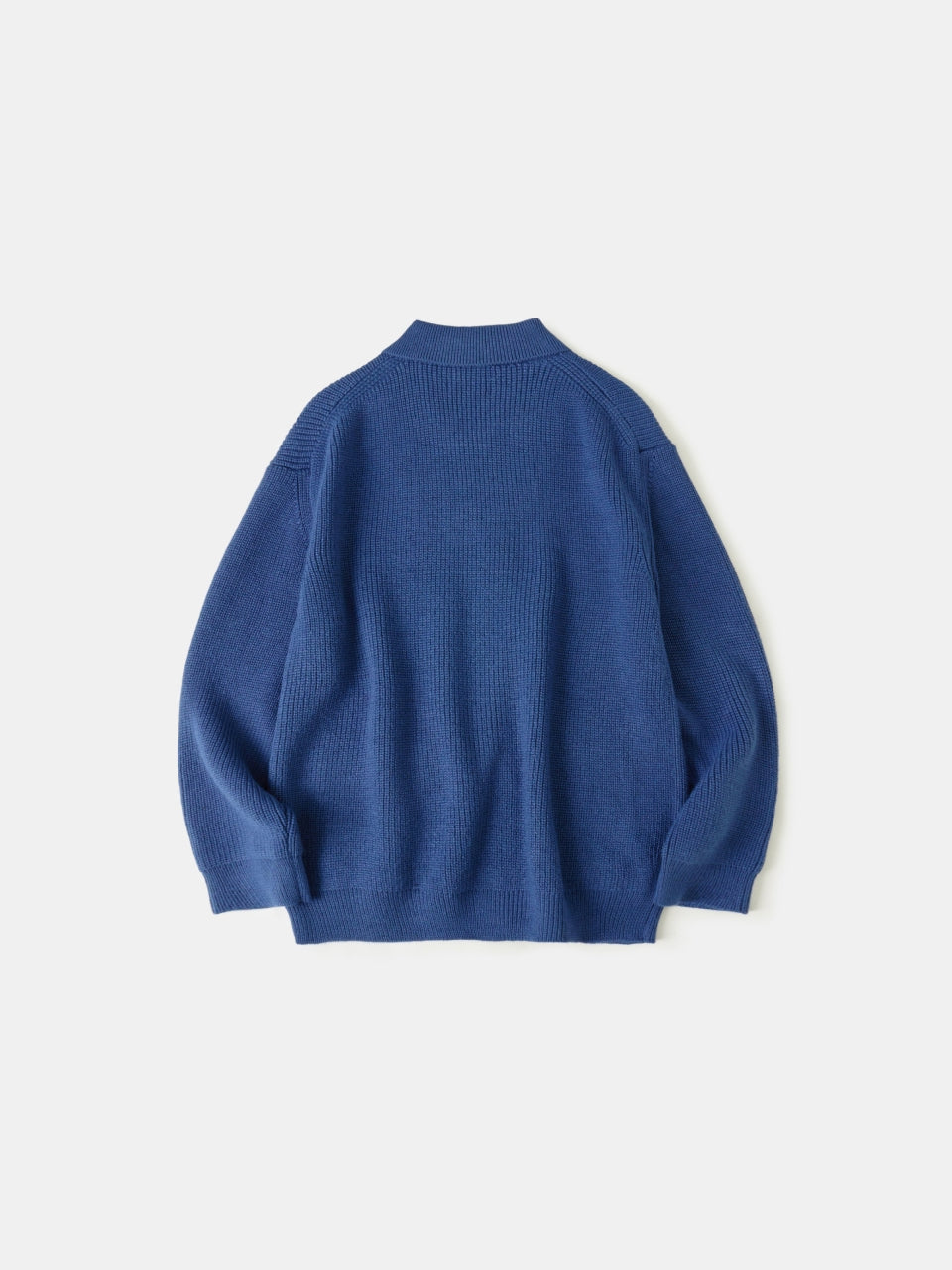 2way Zip-up Cardigan (Blue)