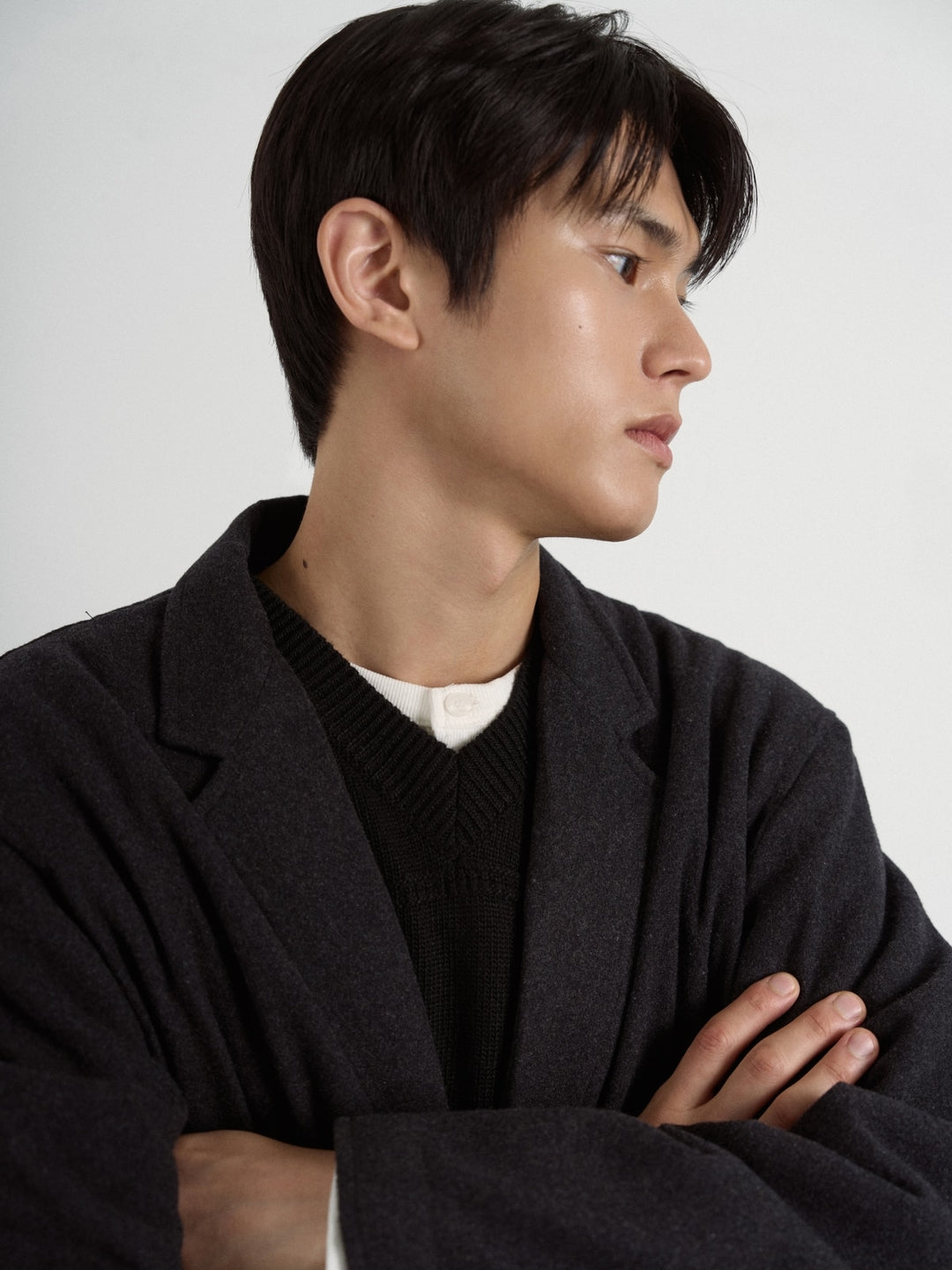 City Light Wool Club Jacket (Black)