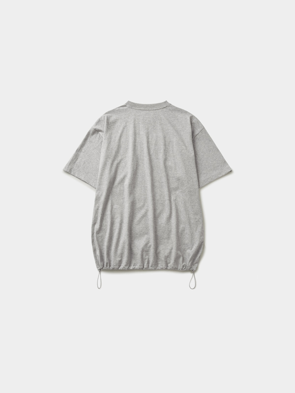 Relaxed Half String Tee (Melange Gray)