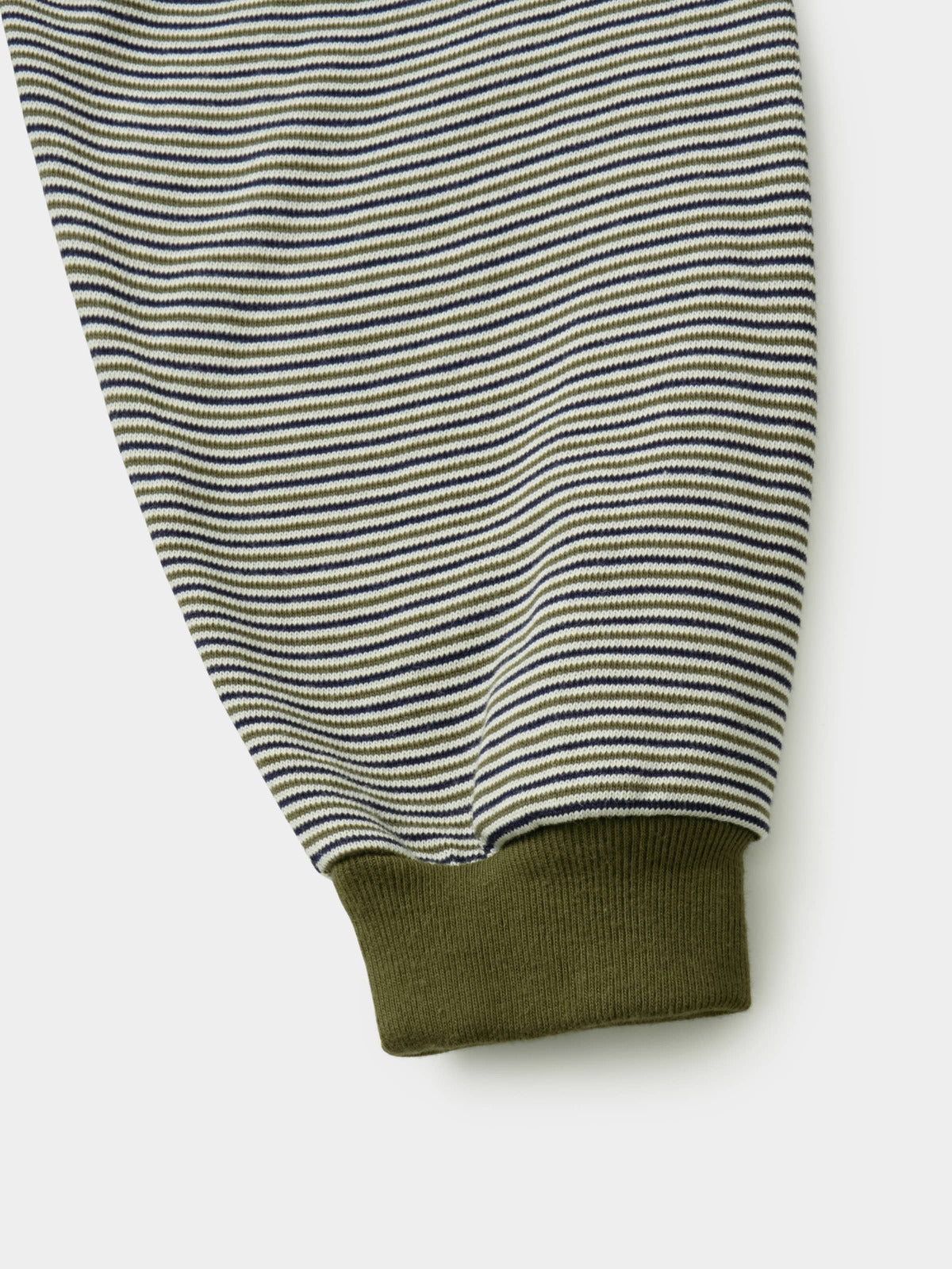 Double Stripe String Tee (Khaki)