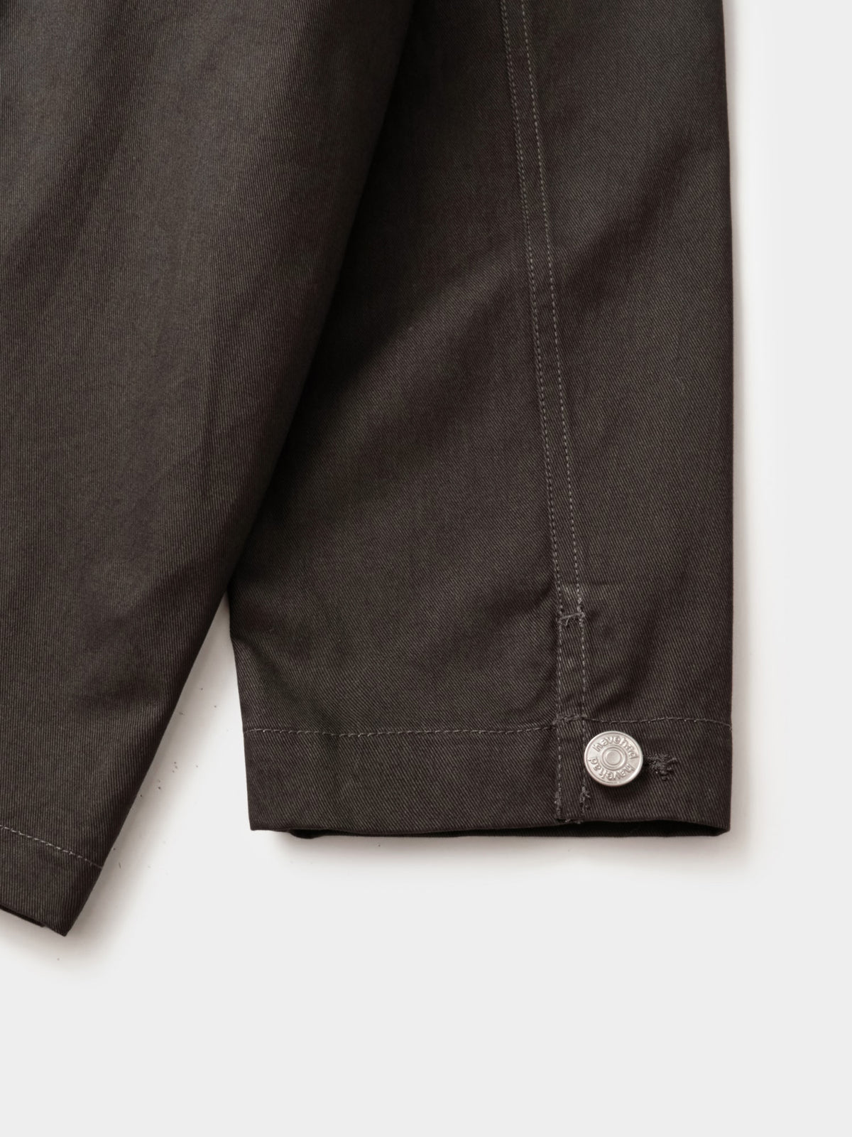 Twill Cotton Chore Jacket (Charcoal)