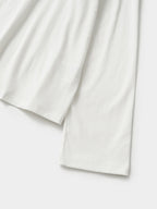 Henley Neck Long Sleeve T-Shirt (White)
