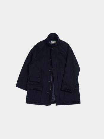 City Wool Half Coat (Navy)