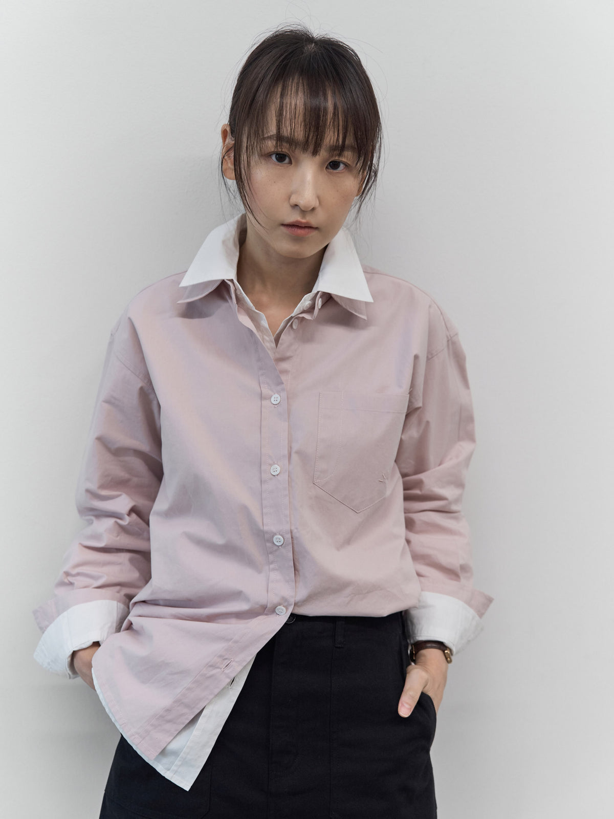 Essential Fine Shirts (Light Pink)