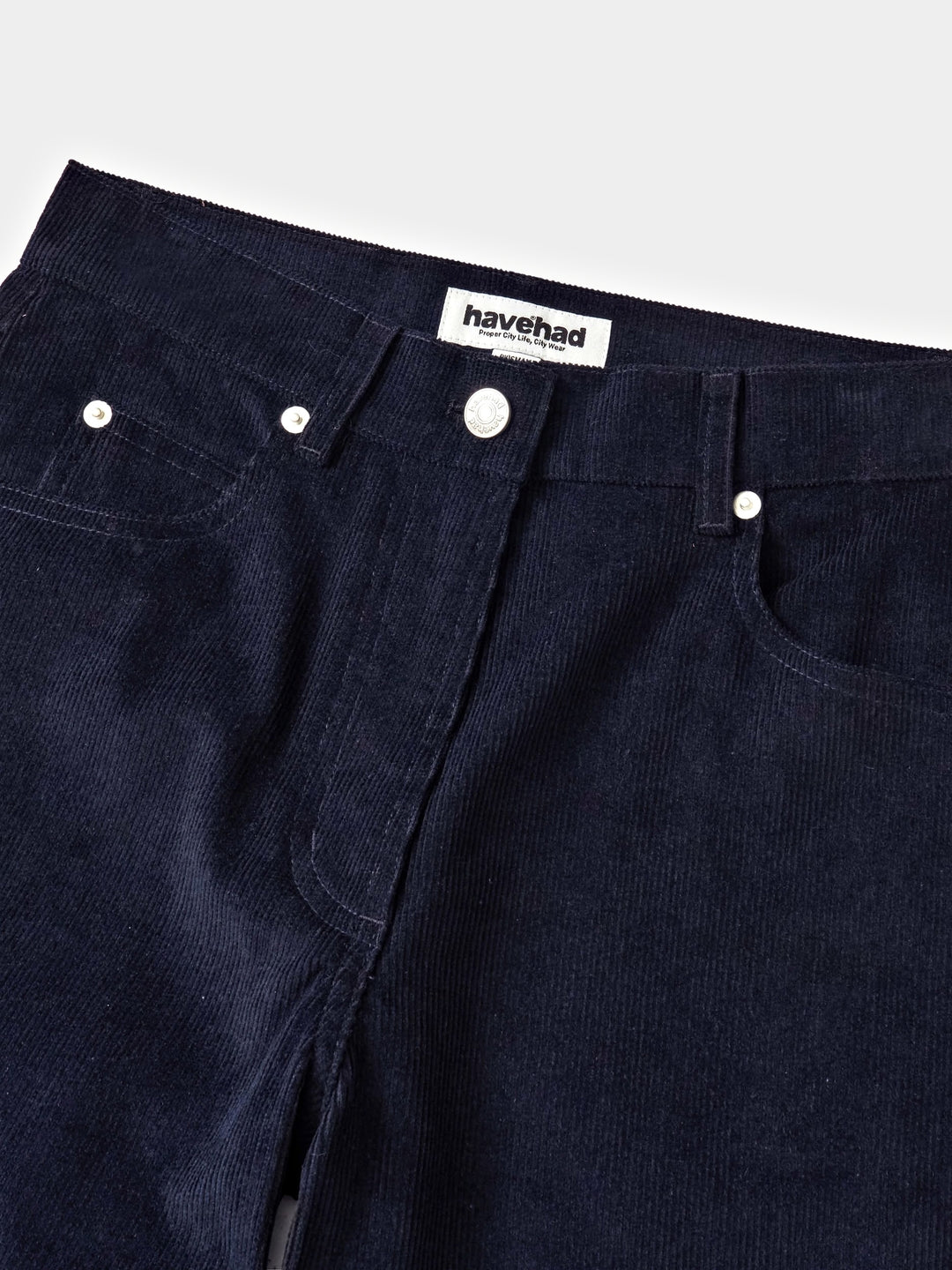 Flare Corduroy Pants (Navy)