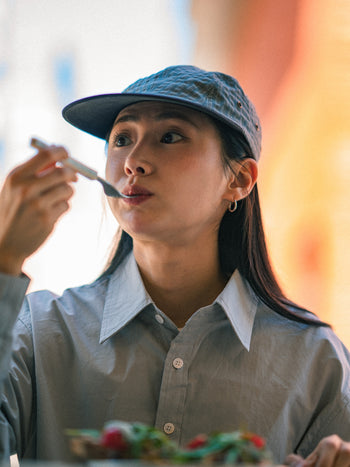 Classic Check Longbill Cap (Gray)